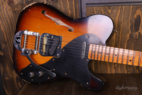 Fender Custom Shop LTD Nocaster Thinline Relic, Aged 2-Color SB