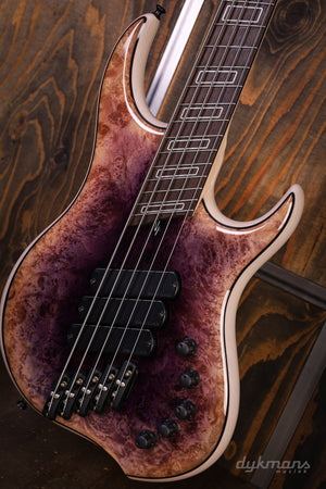 Dingwall Custom Shop Z3X-5 Burl Maple Purple to Naturel Revburst