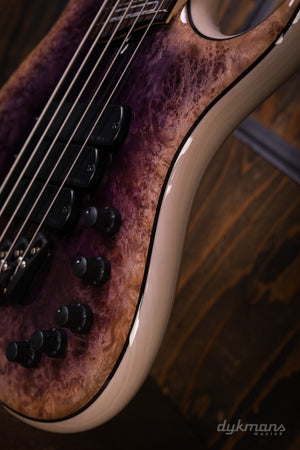 Dingwall Custom Shop Z3X-5 Burl Maple Purple to Naturel Revburst