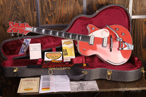 Gretsch Custom Shop 1955 White Penguin Tahiti Coral by Master Builder Gonzalo Madrigal