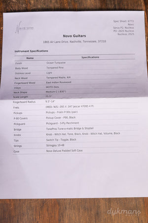 Novo Serus P2 Ocean Turquoise