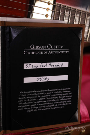 Gibson M2M '57 Les Paul Standard Brimstone Burst VOS Custom Shop