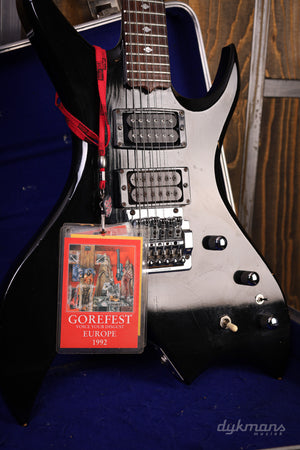 Gorefest AVS "B.C. Rich Bich imitation" handbuilt 1980s (AUCTION Klik op het product) PRE-OWNED!