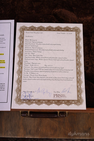 PRS Private Stock McCarty 594 Brazilian #7843  PRE-OWNED!