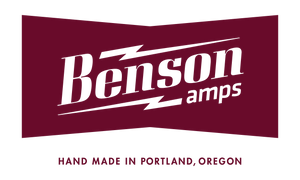 Benson Monarch Reverb Plus White Tolex/Oxblood Grille PRE-ORDER