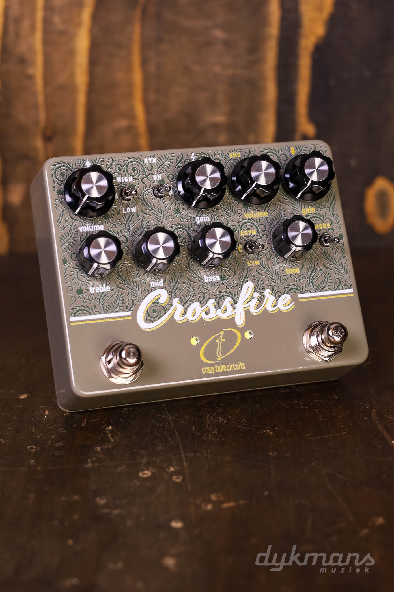 blackface preamp pedal Crazy Tube Circuits Crossfire – Blackface Preamp and TS Overdrive – Dijkmans Guitars