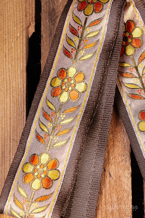 Souldier Guitar Strap Anja Orange Gold Yellow