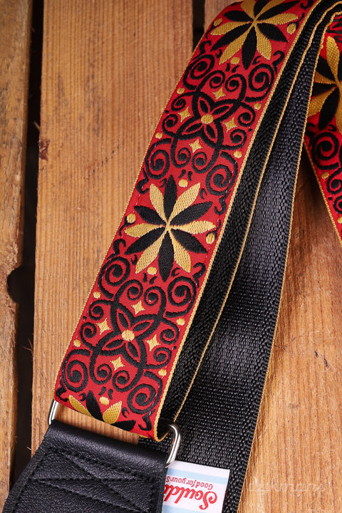 Souldier Guitar Strap Dresden Star Red Black Yellow