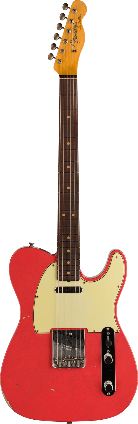 Fender Custom Shop Time Machine '63 Telecaster Relic Aged Fiesta Red PRE-ORDER