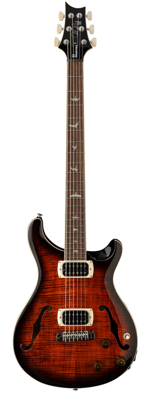 PRS SE Ed Sheeran Hollowbody I Piezo Baritone Orange Tiger Smokeburst