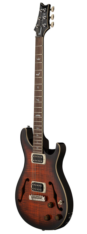 PRS SE Ed Sheeran Hollowbody I Piezo Baritone Orange Tiger Smokeburst