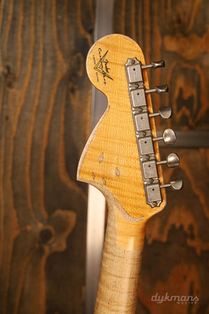 Fender Custom Shop Limited Edition Big Head Strat Super Heavy Relic Candy Tangerine 2019 Abigail Ybarra