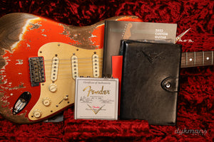 Fender Custom Shop Limited Edition Big Head Strat Super Heavy Relic Candy Tangerine 2019 Abigail Ybarra