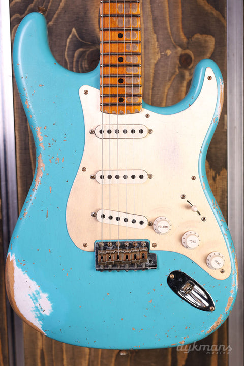 Fender Custom Shop LTD '58 Stratocaster Heavy Relic, Super Faded Aged Taos Turquoise