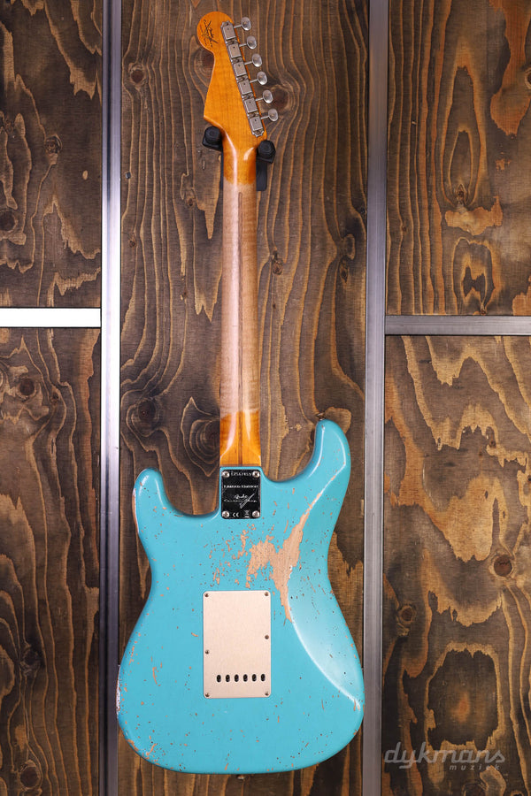 Fender Custom Shop LTD '58 Stratocaster Heavy Relic, Super Faded Aged Taos Turquoise