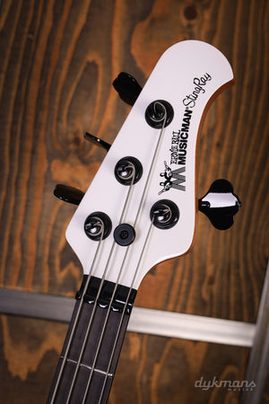Music Man Stingray Tim Commerford Passive Fight Night White