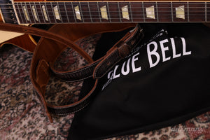 Blue Bell Straps Johnson Lizard Black Aged