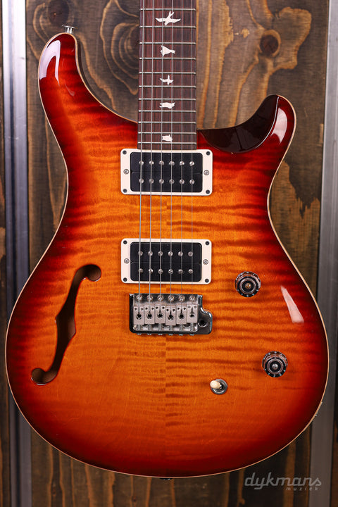 PRS CE24 Semi-Hollow Cherry Sunburst