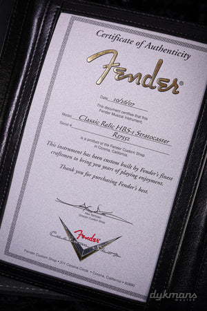 Fender Custom Shop Classic Relic Stratocaster HBS-1