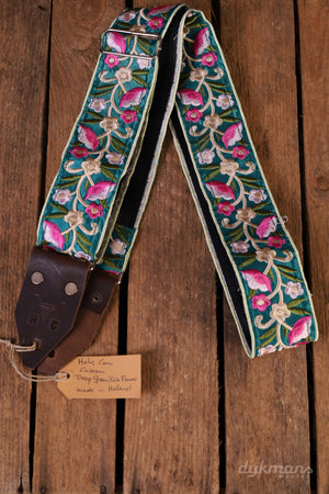 Holy Cow Custom Deep Green Pink Flower