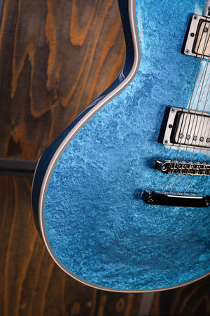 ESP Original Eclipse Custom Blue Liquid Metal