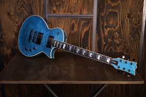 ESP Original Eclipse Custom Blue Liquid Metal