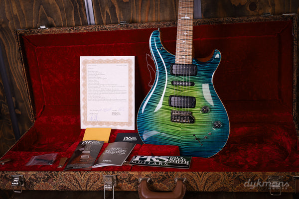 PRS Private Stock Modern Eagle V Green Luminlay LTD Laguna Glow PRE-OWNED!
