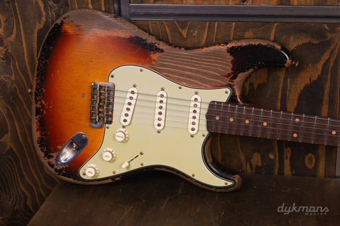 Fender Custom Shop Dale Wilson Masterbuilt 1962 Stratocaster Heavy Relic Sunburst