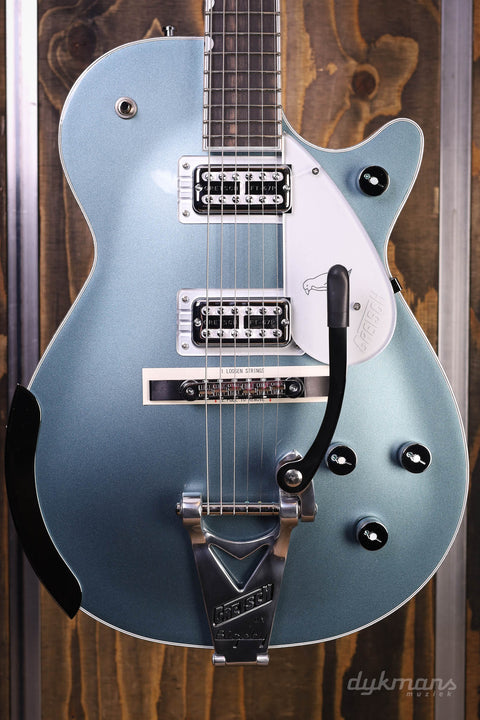 Gretsch G6134T-140 Limited Edition 140tg Double Platinum Penguin with string-thru Bigbsy