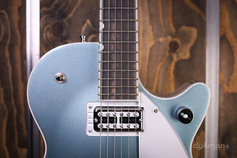 Gretsch G6134T-140 Limited Edition 140tg Double Platinum Penguin with string-thru Bigbsy