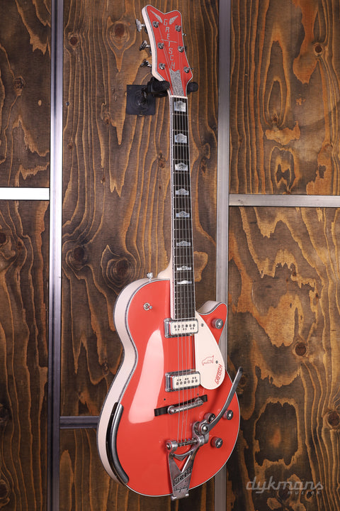 Gretsch Custom Shop 1955 White Penguin Tahiti Coral by Master Builder Gonzalo Madrigal