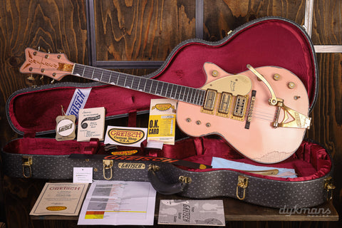 Gretsch Custom Shop 1959 White Penguin Faded Shell Pink Super Heavy Relic by Master Builder Chad Henrichsen