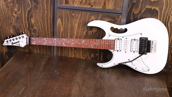 Ibanez JEMJR Steve Vai Jem Jr. White Lefty PRE-OWNED!