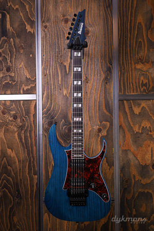 Ibanez Prestige RG653DX Transparent Deep Blue Flat