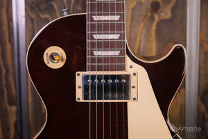 Gibson Les Paul Standard 50s Figured Top Translucent Custom Color Series Oxblood
