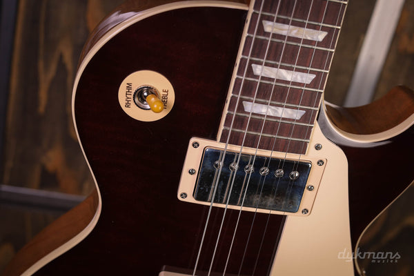 Gibson Les Paul Standard 50s Figured Top Translucent Custom Color Series Oxblood 