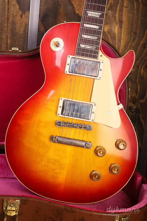 Gibson Custom Shop 1958 Les Paul Standard Washed Cherry Sunburst VOS