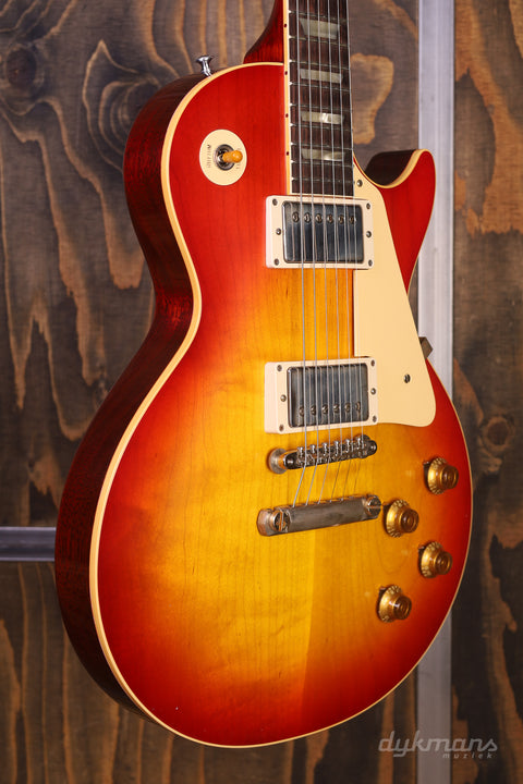 Gibson Custom Shop 1958 Les Paul Standard Washed Cherry Sunburst VOS