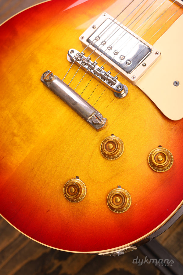 Gibson Custom Shop 1958 Les Paul Standard Washed Cherry Sunburst VOS