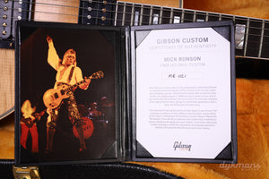 Gibson Mick Ronson 1968 Les Paul Custom Collector's Edition Ebony/Antique Natural