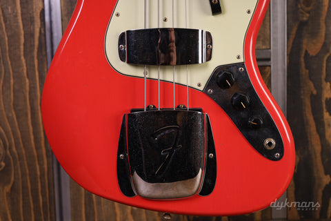 Fender Custom Shop '63 Jazz Bass Journeyman Relic Aged Fiesta Red