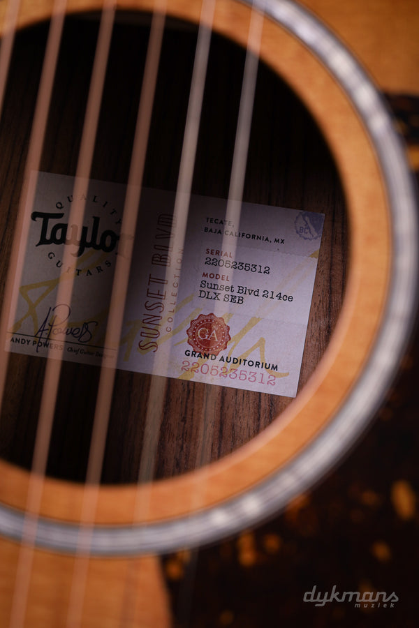 Taylor Sunset Blvd 214ce DLX SEB