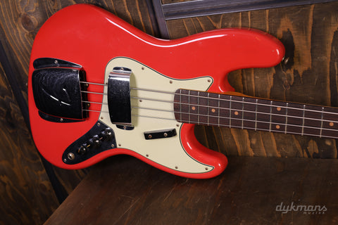 Fender Custom Shop '63 Jazz Bass Journeyman Relic Aged Fiesta Red