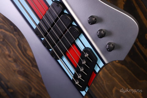 Dingwall Custom Shop D-Roc Custom 5-string Martini Porsche Stripe NAMM 2024