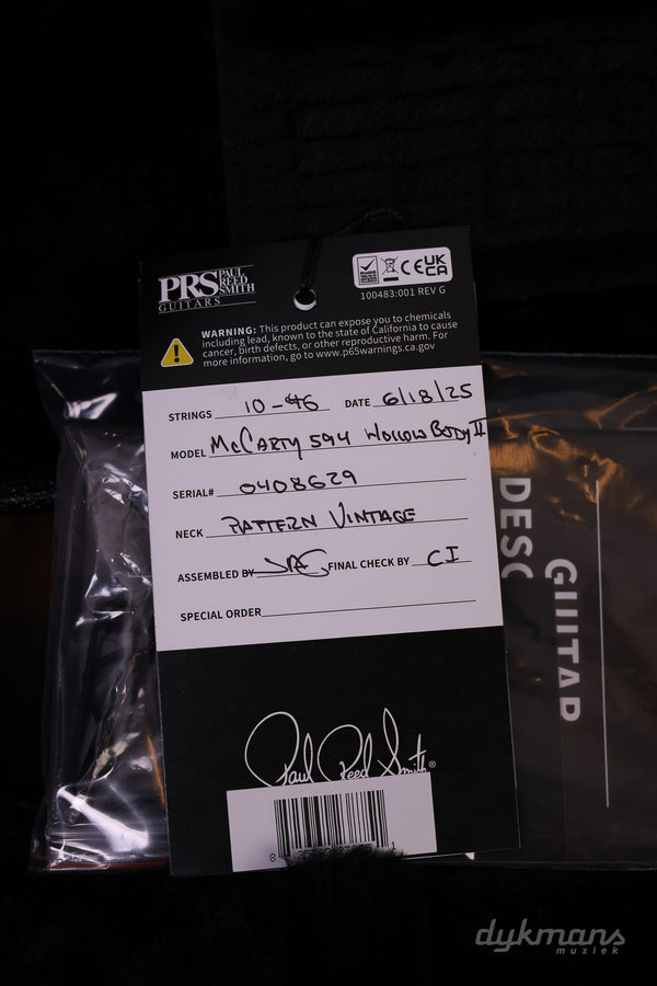 PRS McCarty 594 Hollowbody II Aurora Borealis