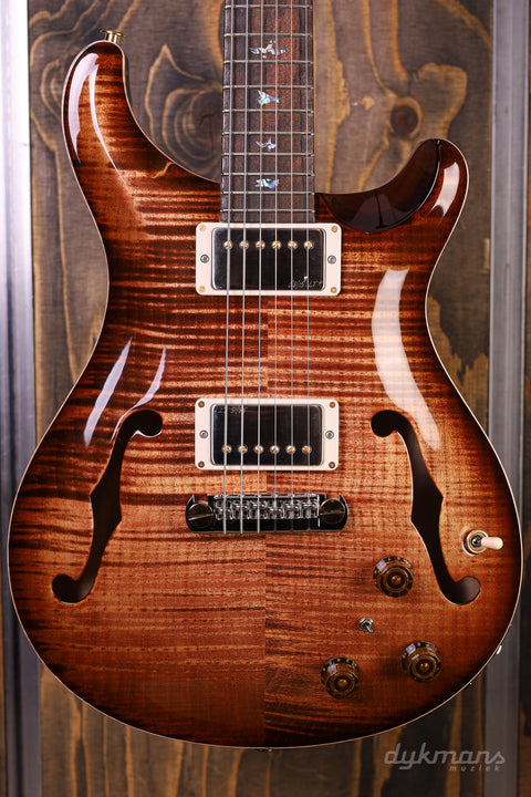 PRS Wood Library Hollowbody II Copperhead Burst 10-Top