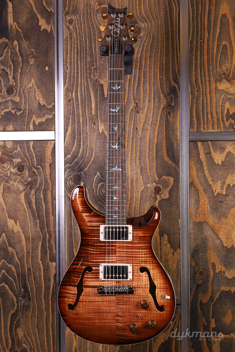 PRS Wood Library Hollowbody II Copperhead Burst 10-Top