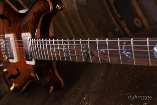 PRS Wood Library Hollowbody II Copperhead Burst 10-Top