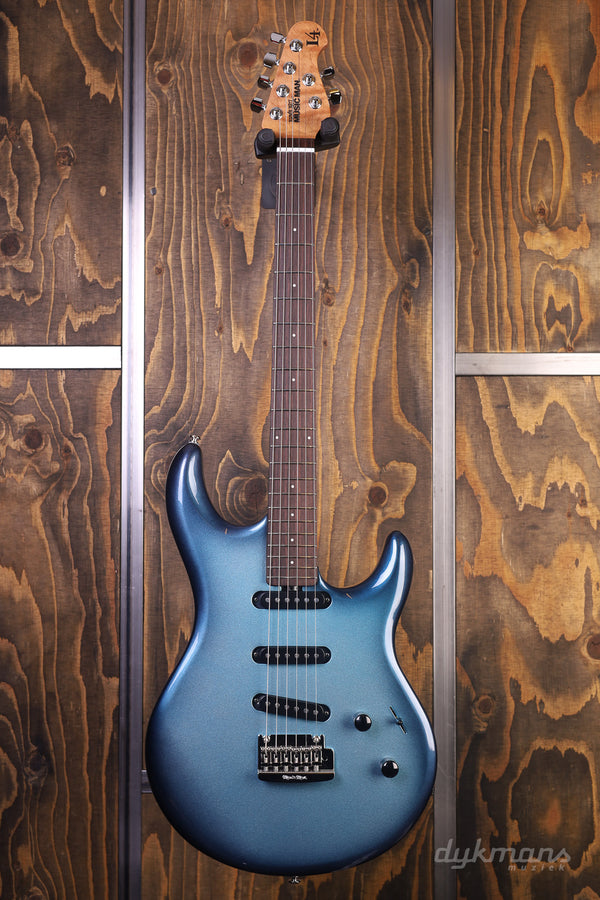 Music Man Luke 4 SSS Diesel Blue