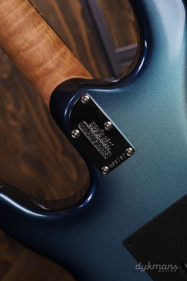 Music Man Luke 4 SSS Diesel Blue